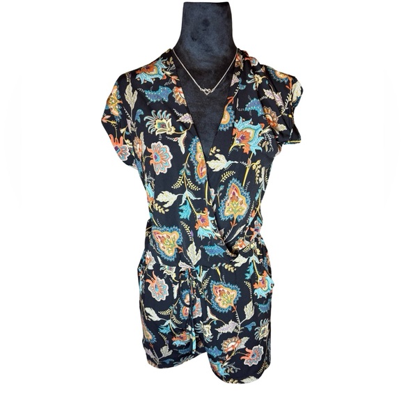 Kaileigh Dresses & Skirts - Kaileigh Boho Chic Floral Wrap Romper - Size S - Perfect for Summer Festivals!